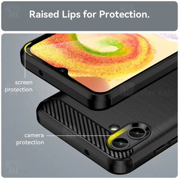 قاب فیبر کربنی سامسونگ Samsung Galaxy A04 Rugged Armor Fiber Carbon — تصویر ۴