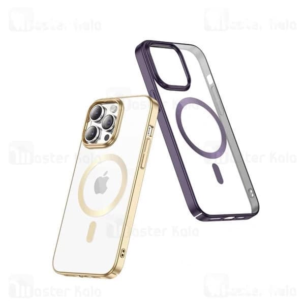 قاب محافظ مگ سیف گرین لاین آیفون Apple iPhone 14 Pro Green Lion Delgado Chrome — تصویر ۳