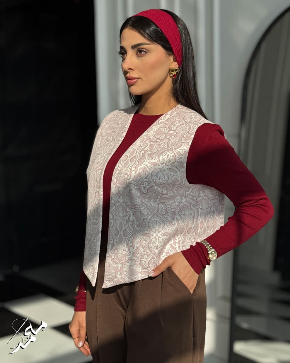 وست زنانه / وست دخترانه شیک و خوش رنگ کد 1004 — تصویر ۲
