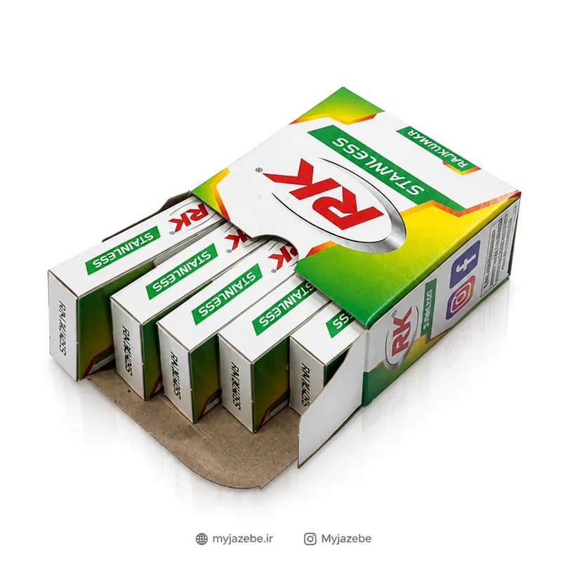 تیغ سنتی R.K آرکی 5 بسته ای — تصویر ۳