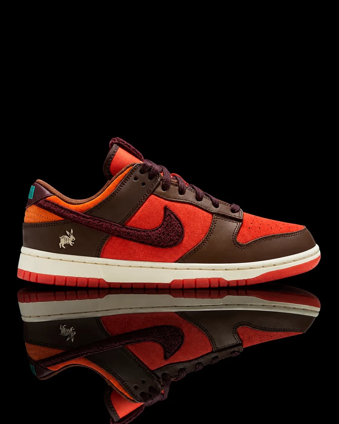 نایک SB Dunk Low Year of the Rabbit قهوه‌ای نارنجی