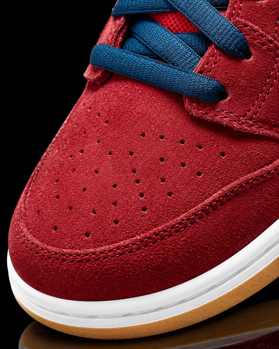 نایک SB Dunk Low Barcelona قرمز آبی — تصویر ۵