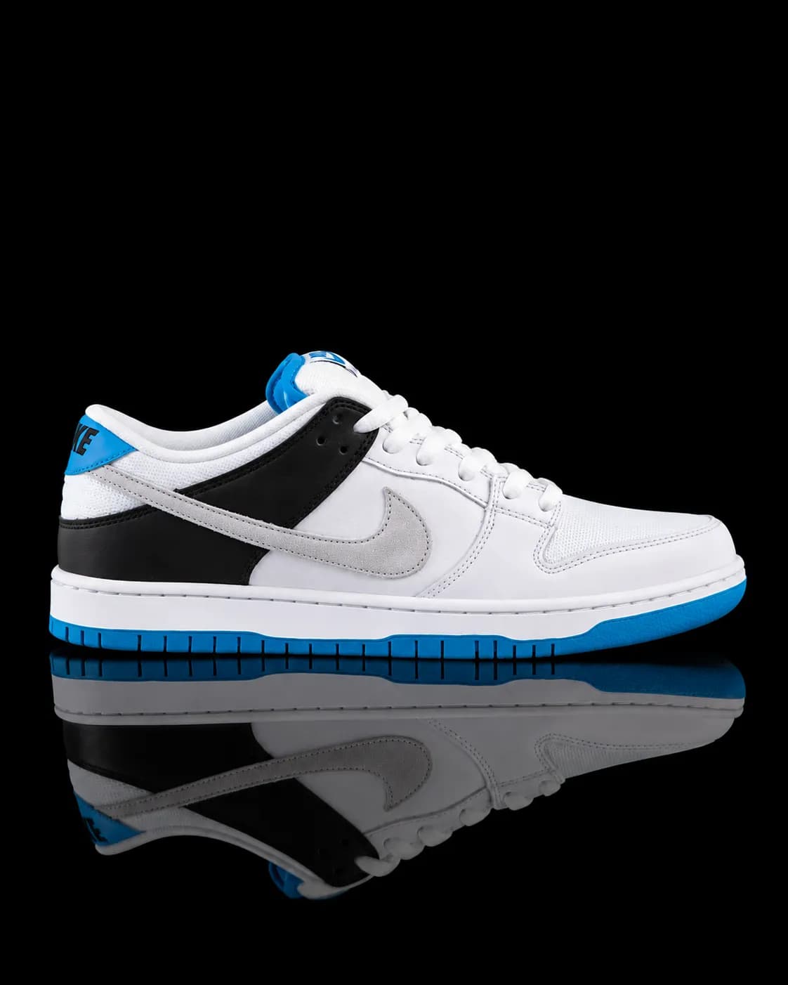 نایک SB Dunk Low Pro Laser سفید مشکی آبی
