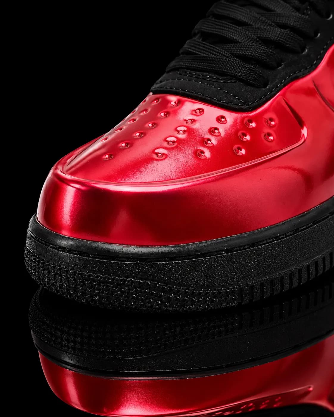 نایک ایر فورس 1 فوم Foamposite قرمز — تصویر ۶
