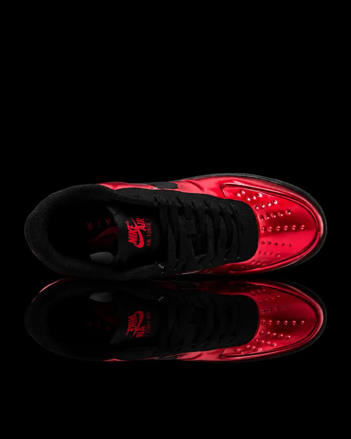 نایک ایر فورس 1 فوم Foamposite قرمز — تصویر ۴