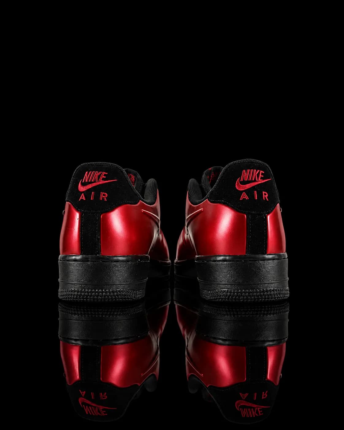 نایک ایر فورس 1 فوم Foamposite قرمز — تصویر ۳
