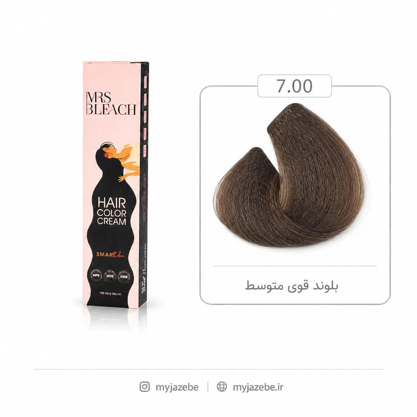 رنگ مو مرس بلیچ 7.00 طبیعی قوی