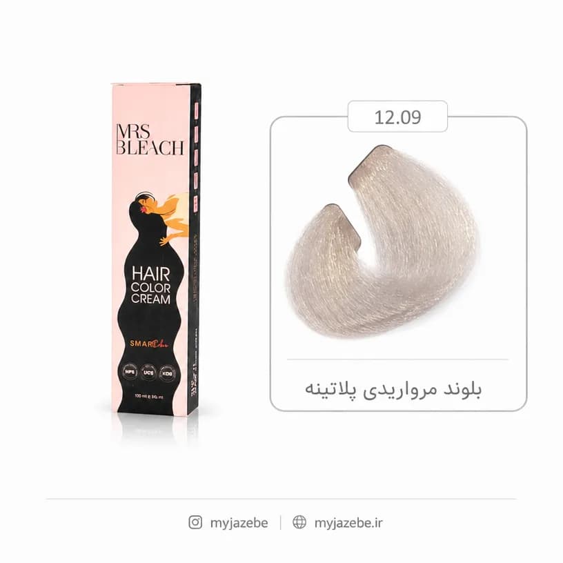 رنگ مو مرس بلیچ 12.09 مرواریدی