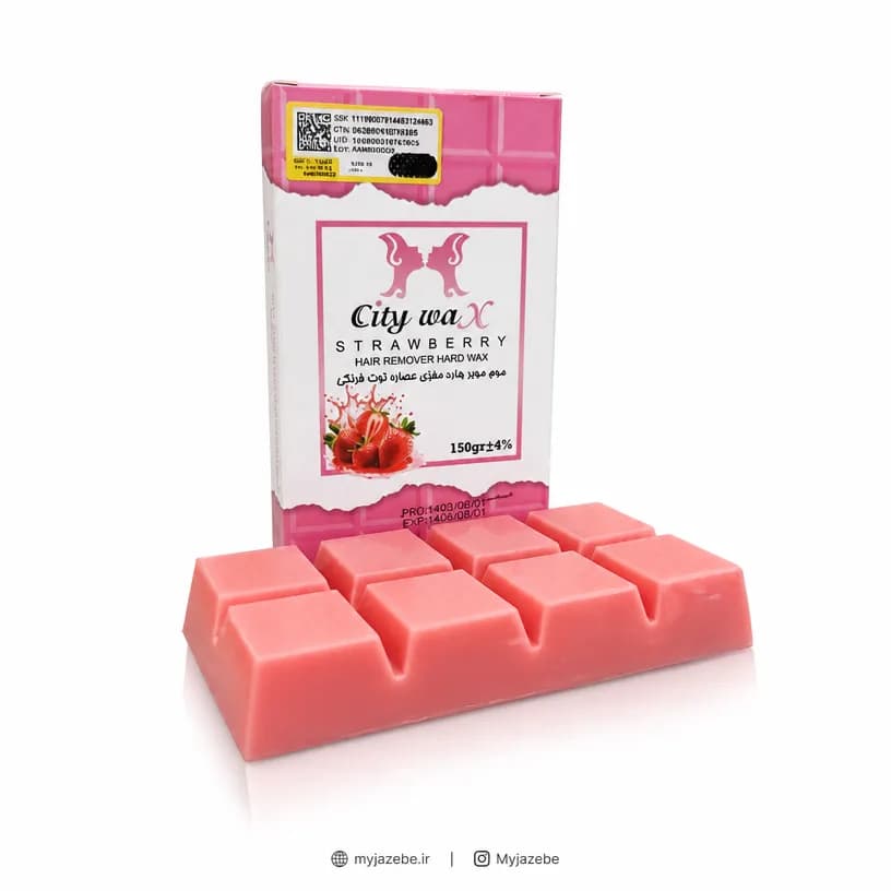 موم وکس سیتی وکس کیبوردی توت فرنگی 150 گرم مصرف خانگی