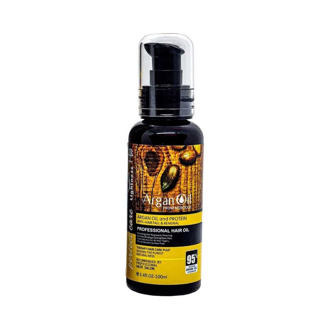 روغن مو آرگان لایتنس 95 درصد 100 میل