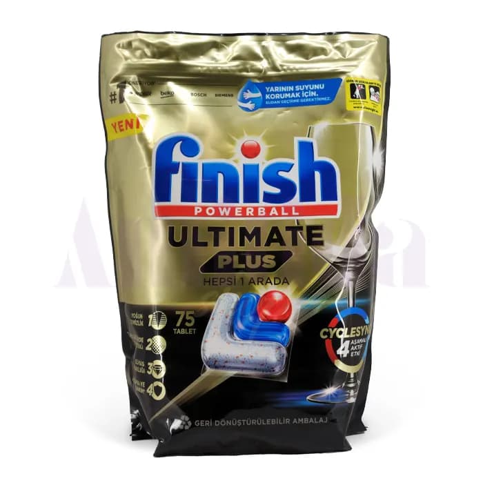 قرص ماشین ظرفشویی فینیش Finish اولتیمیت پلاس 75 عددی
