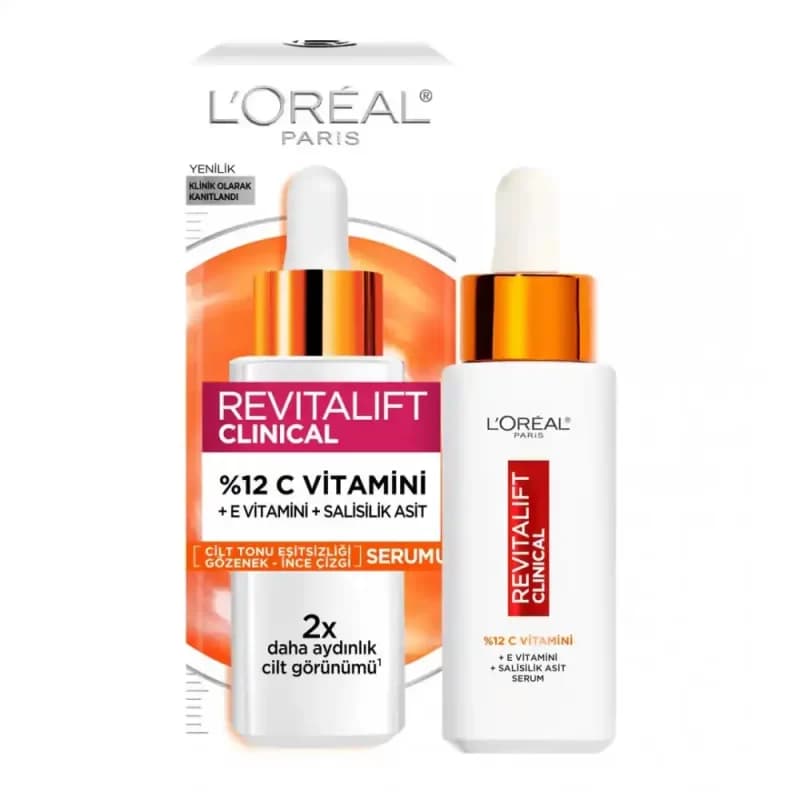 سرم ویتامین سی 12 درصد لورال LOREAL مدل REVITALIFT CLINIcal حجم 30 میل