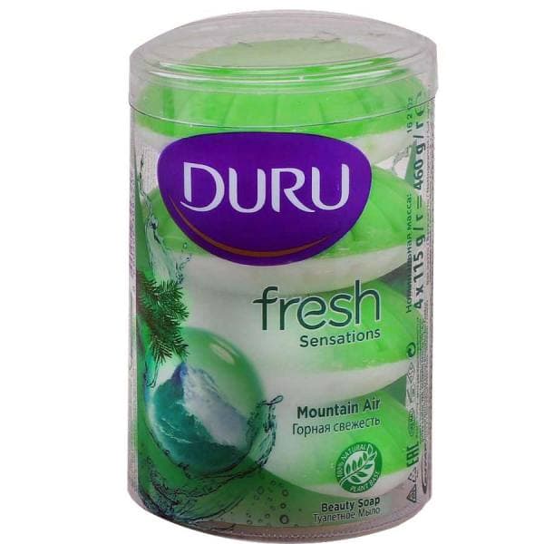 صابون دورو لیوانی حاوی عصاره زیتون بسته 4 عددی 400 گرمی مدل Duru fresh sensations pak of