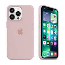 قاب سیلیکون کرم پررنگ آیفون 13PRO