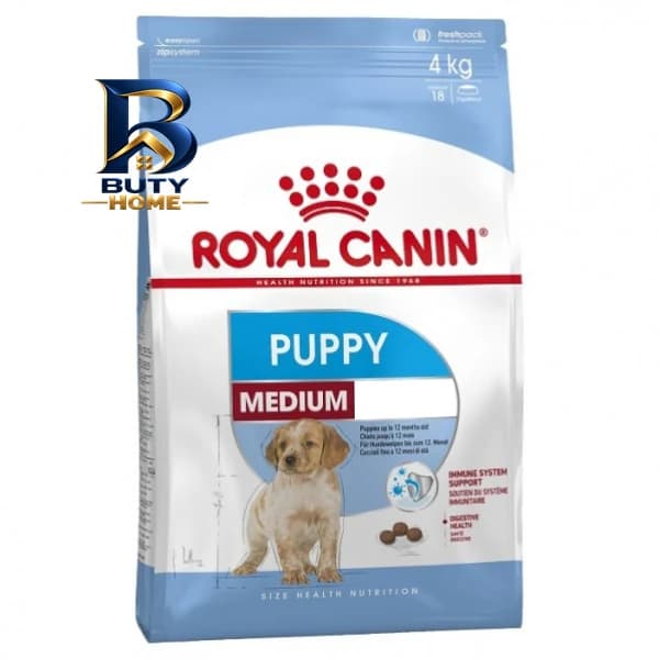 غذای خشک سگ رویال کنین مدل puppy medium وزن 4 کیلوگرم — تصویر ۲