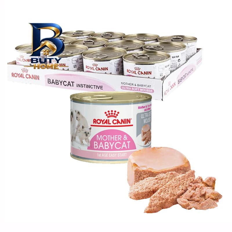 کنسرو گربه رویال کنین مدل babycat وزن 195 گرم بسته ۱۲ عددی — تصویر ۳
