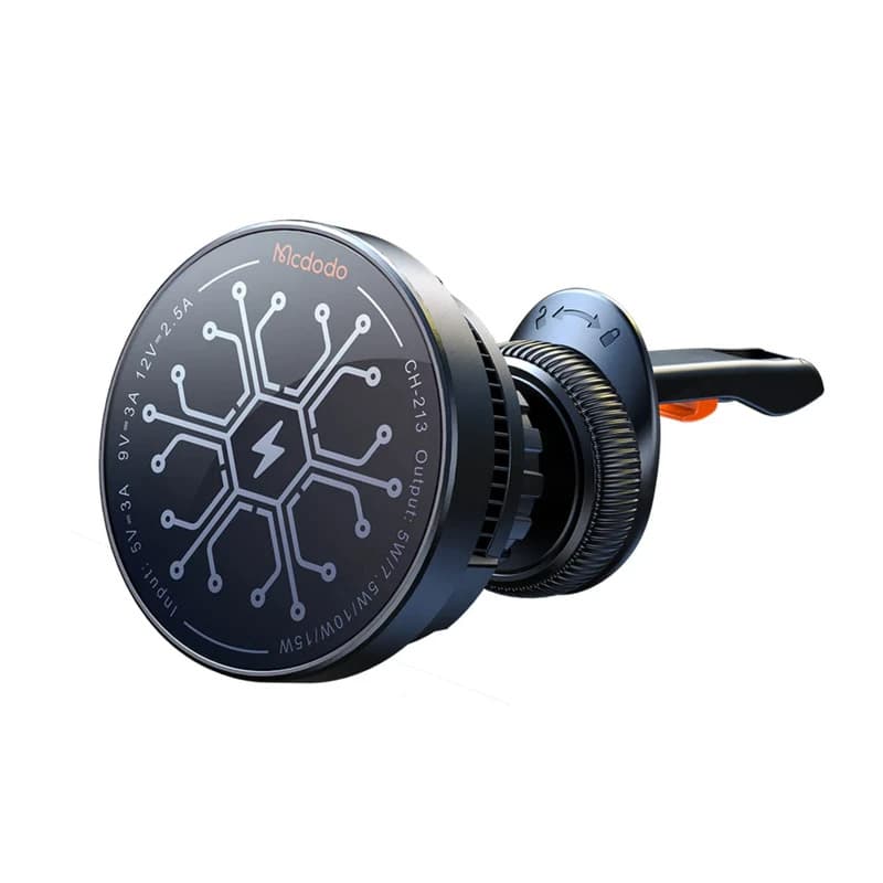 هولدر و شارژر بی سیم موبایل مک دودو مدل Magnetic Radiator 15W — تصویر ۴