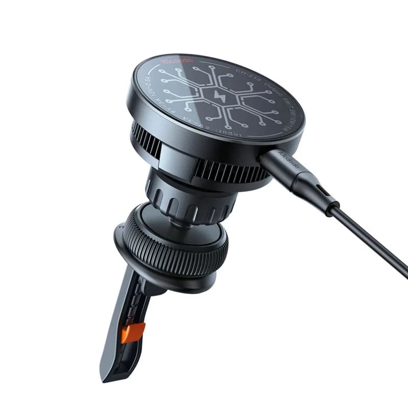 هولدر و شارژر بی سیم موبایل مک دودو مدل Magnetic Radiator 15W — تصویر ۳