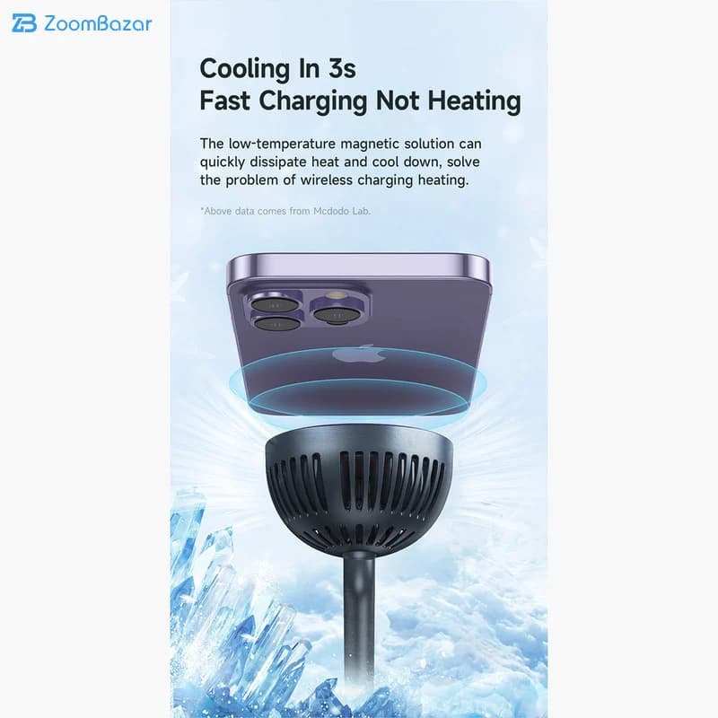 پایه و شارژر بی سیم موبایل مک دودو مدل CH-2151 — تصویر ۱۰