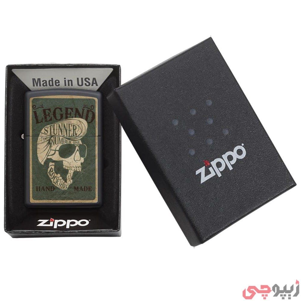فندک زیپو اصل کد 29630 – Origianl Zippo Skull — تصویر ۳