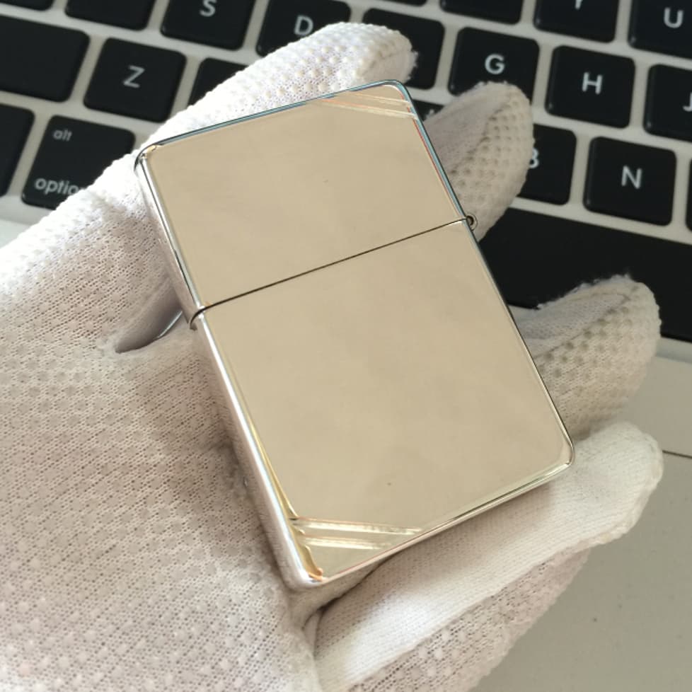 فندک زیپو اصل کد 14 – Original Zippo Vintage Sterling Silver — تصویر ۴