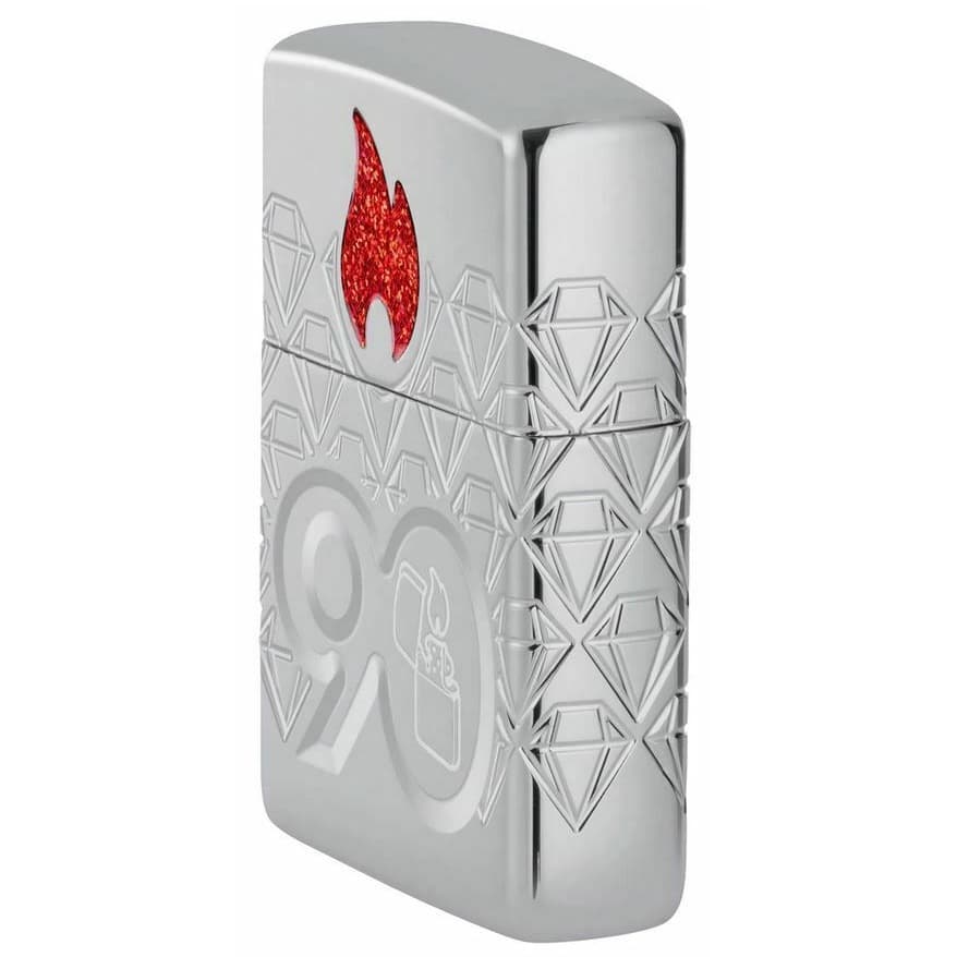 فندک زیپو اصل کد 49865 – Zippo 90th Coy Chrome — تصویر ۵