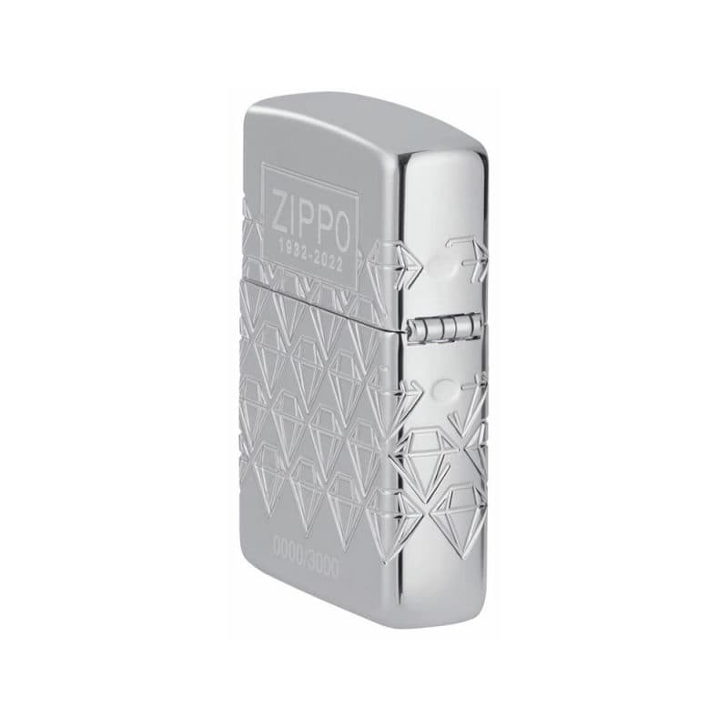 فندک زیپو اصل کد 49865 – Zippo 90th Coy Chrome — تصویر ۲