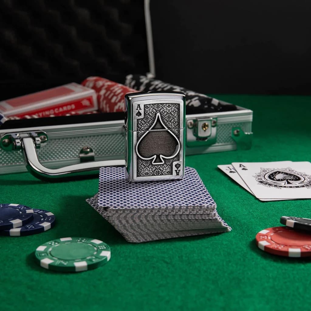 فندک زیپو اصل کد 49637 – Original Zippo Ace Of Spades Emblem — تصویر ۲