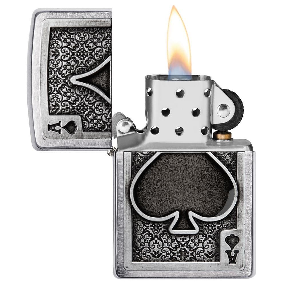فندک زیپو اصل کد 49637 – Original Zippo Ace Of Spades Emblem — تصویر ۳