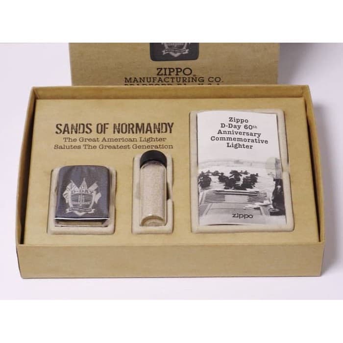 فندک زیپو کلکسیونی ماسه های نورماندی – Original Zippo Sands Of Normandy — تصویر ۴