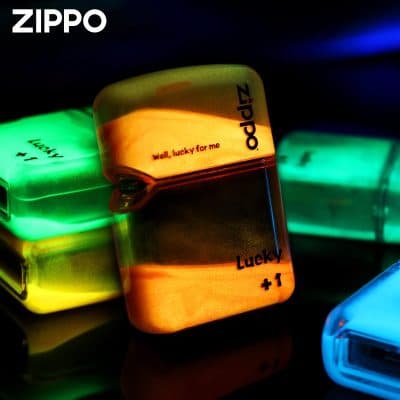 فندک زیپو شنی شبتاب رنگ سبز – Zippo Luminous Green — تصویر ۵