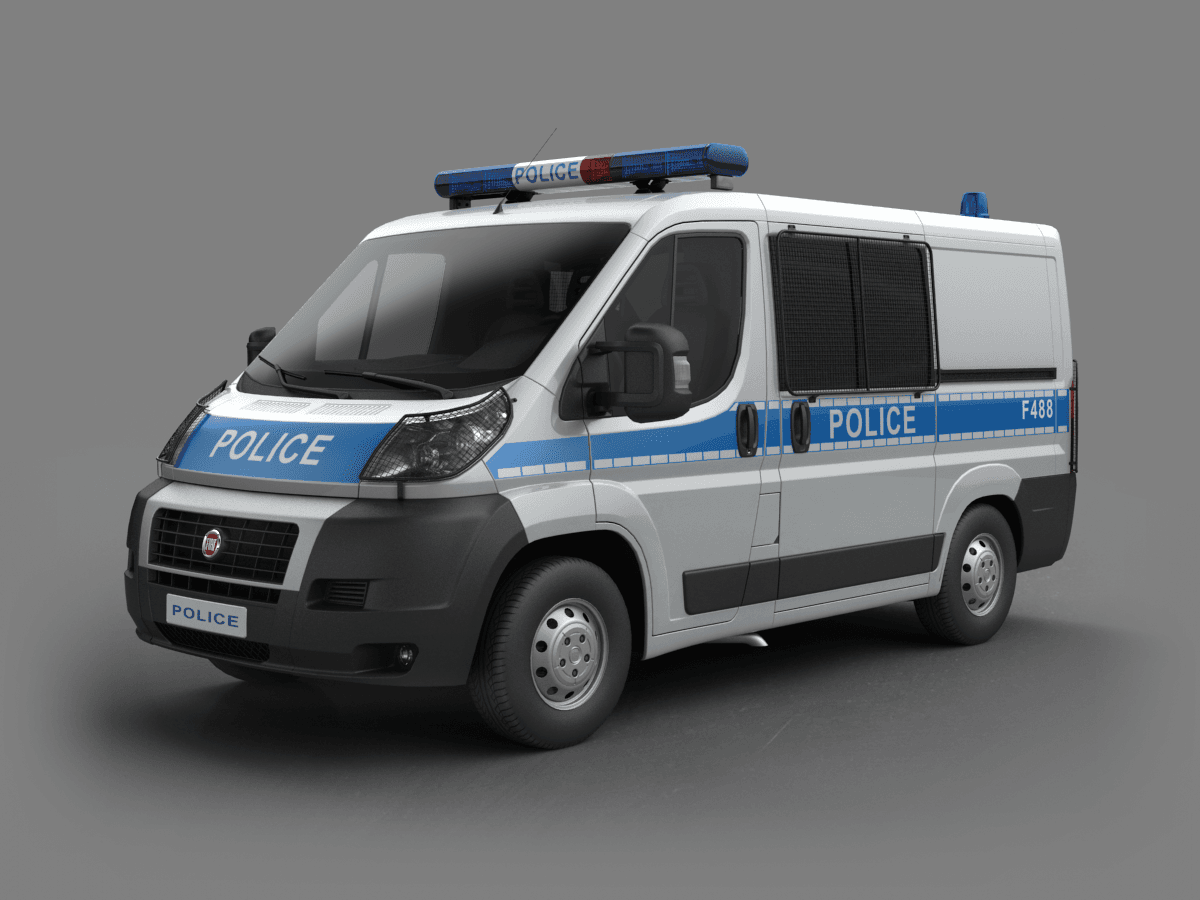 دانلود آبجکت تریدیمکس خودرو امدادی مدل Emergency-car-3