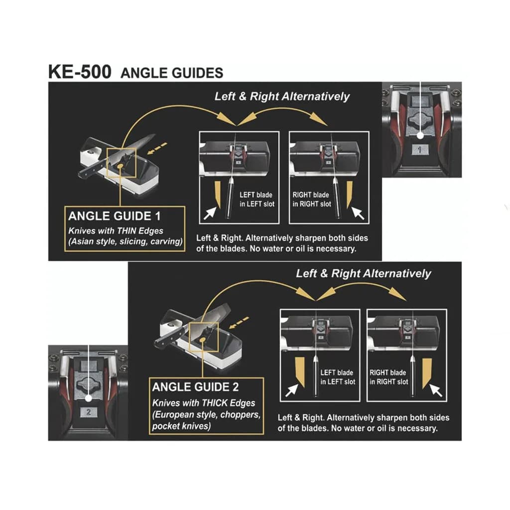 چاقو تیزکن حرفه ای Nirey مدل KE-500 — تصویر ۲
