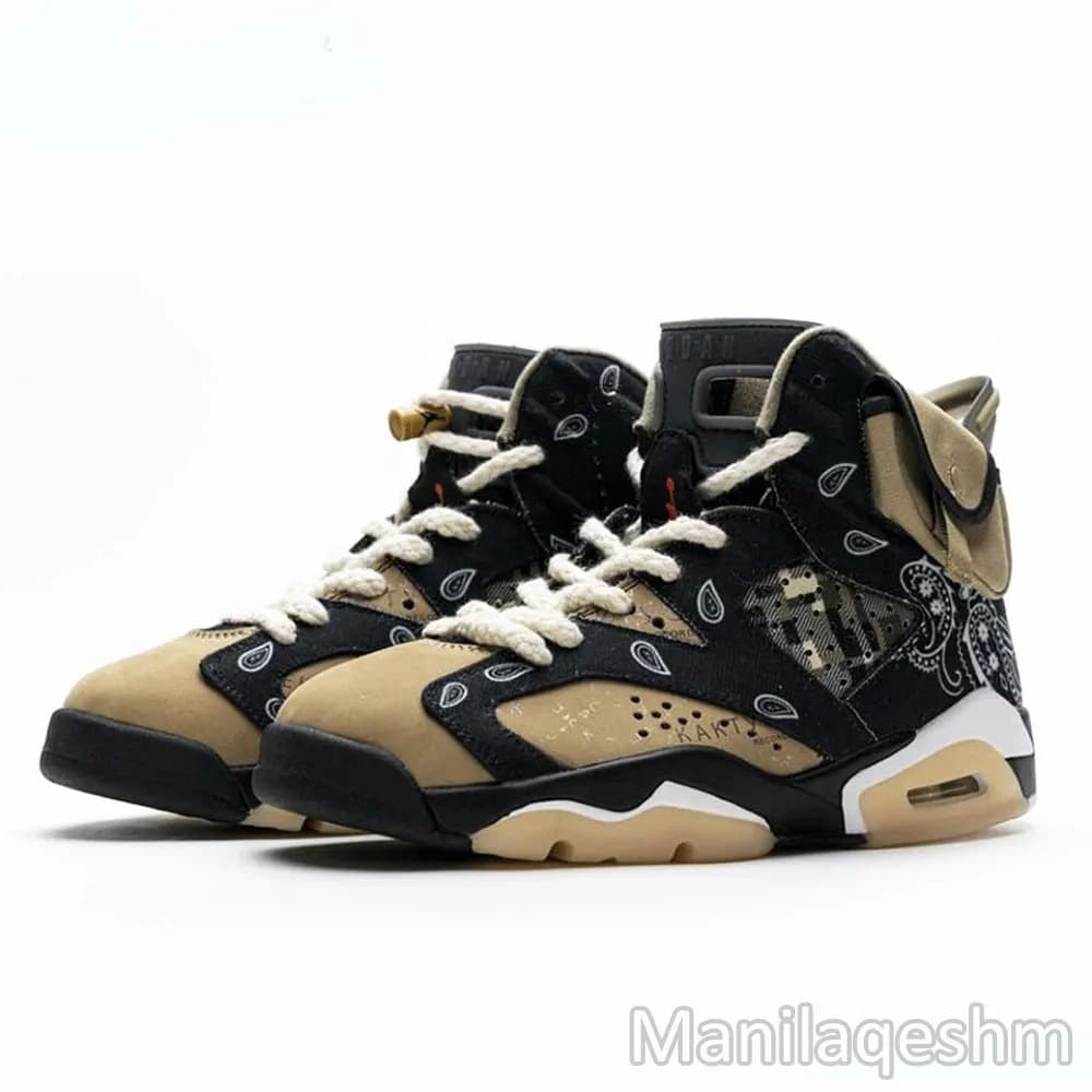 جردن 6 تراویس اسکات باندانا Air Jordan 6 Travis Scott Bandana