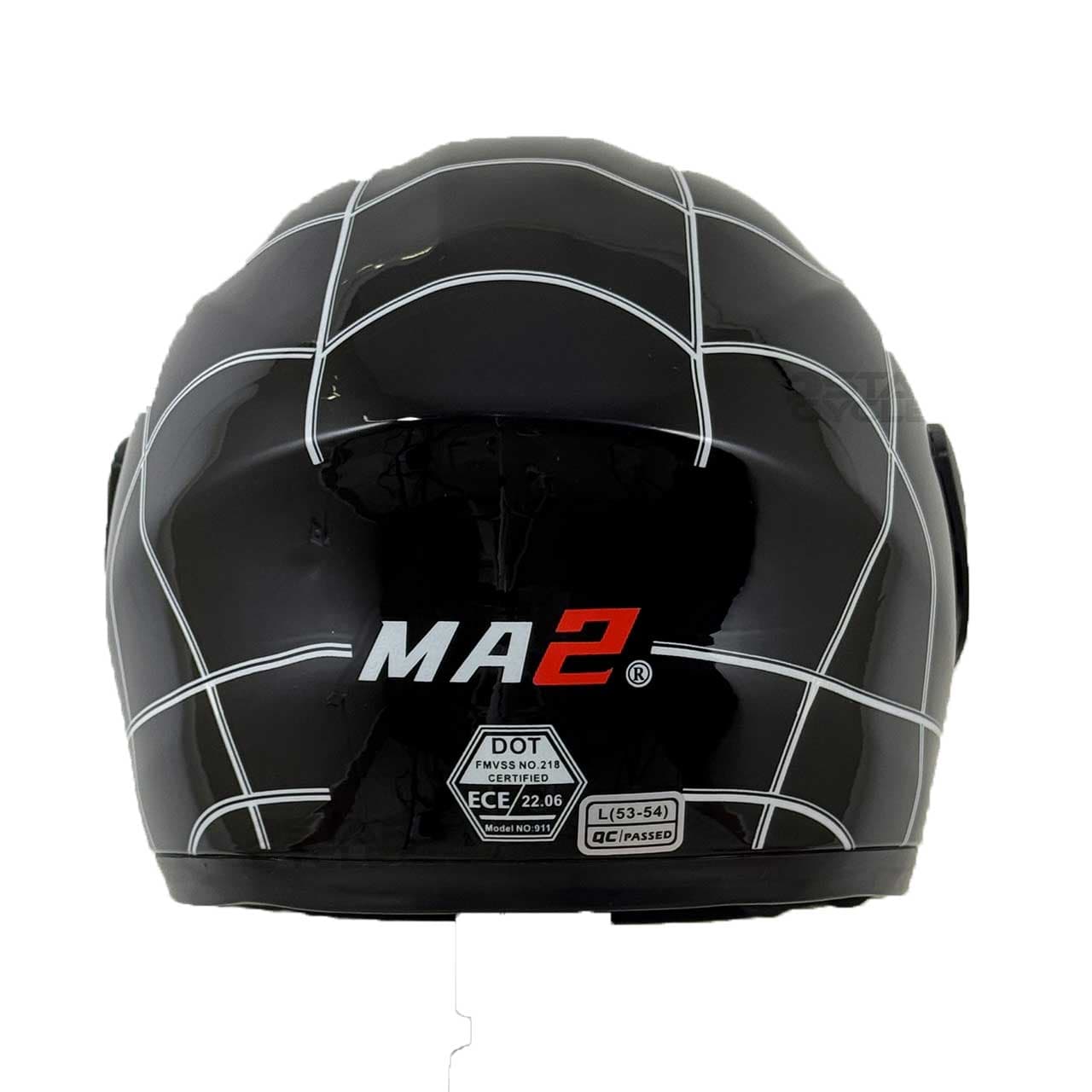 کلاه کاسکت فک ثابت MA2 مدل 911 BLACK مناسب برای کودک — تصویر ۵