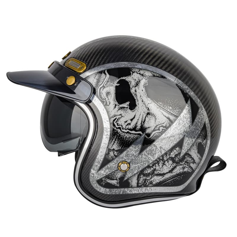 کلاه کاسکت سومان مدل H2 SHINE-THUNDER-SILVER — تصویر ۲