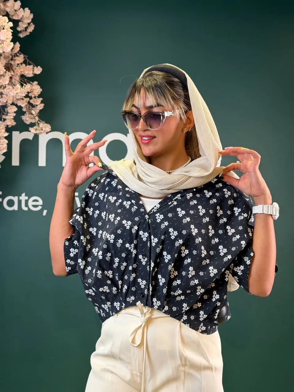 شومیز فرح کراپ