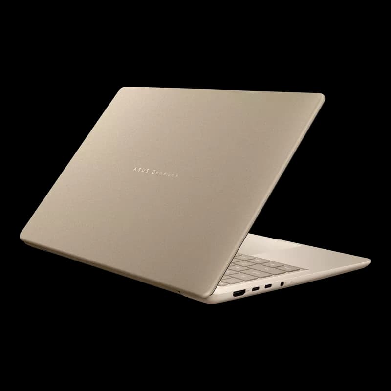 لپ تاپ ایسوس مدل ZENBOOK UM3405QA SNAPDRAGON XPLUSE X1P42100 LPDDDR5X 16G 512G PCIEG4 ZABRESKIE BEIGE 14″ OLED WUXGA / W11 / TOUCHSCREN / BKLIGHT — تصویر ۲