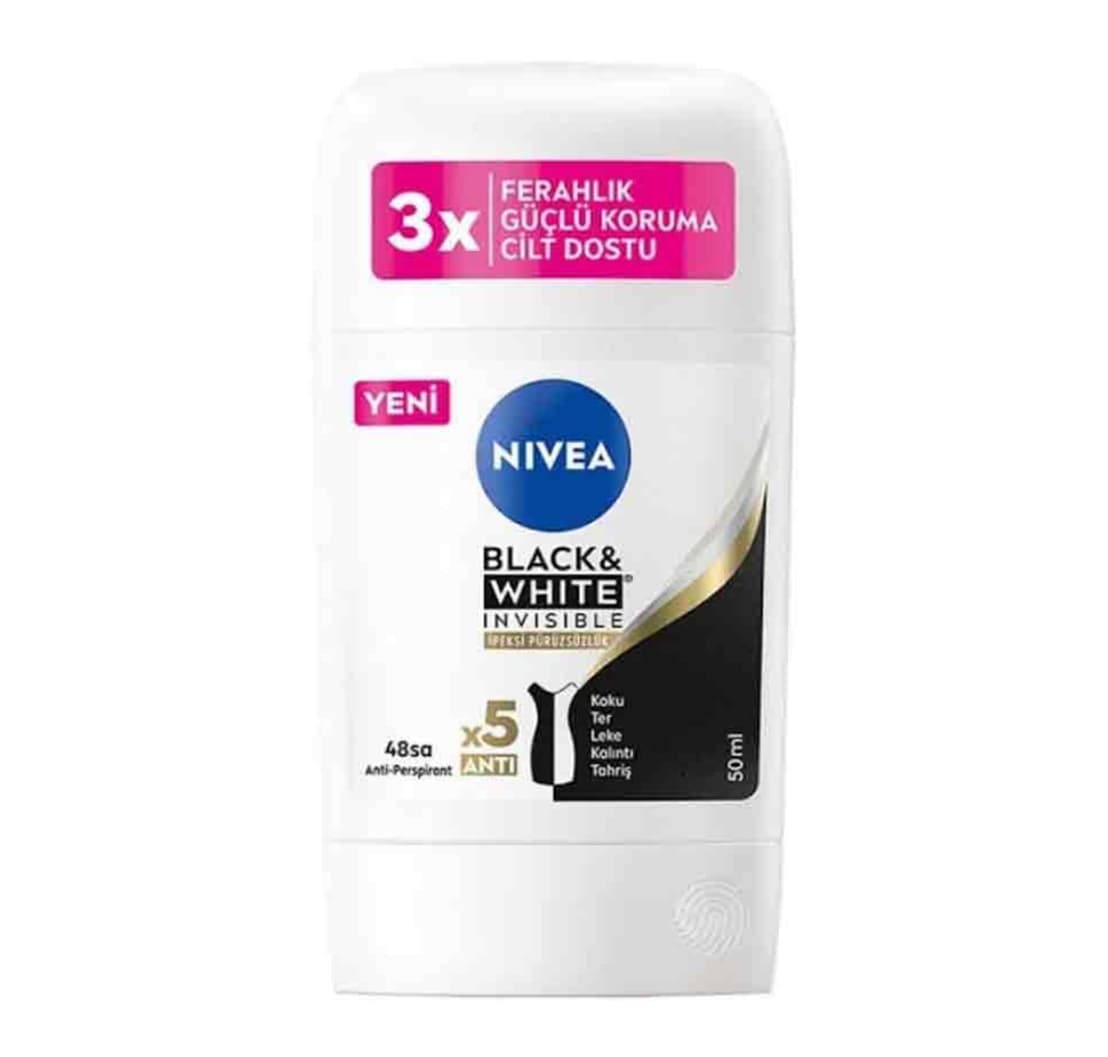 مام نیوا صابونی 50 میل NIVEA مدل BLACK & WHITE