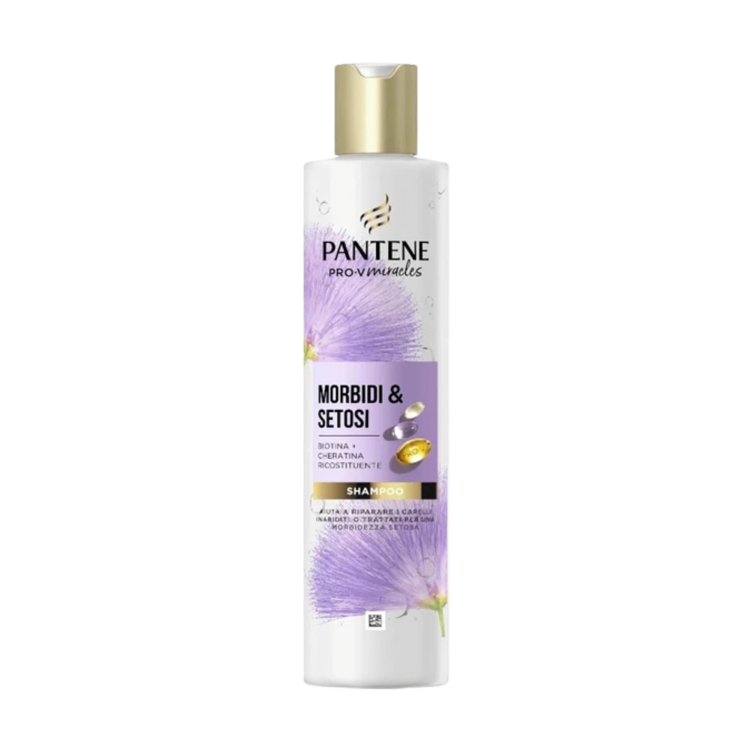 شامپو ترمیم‌کننده بیوتین پنتن PANTENE مدل Morbidi & Setosi حجم 225 میل اصل آلمان