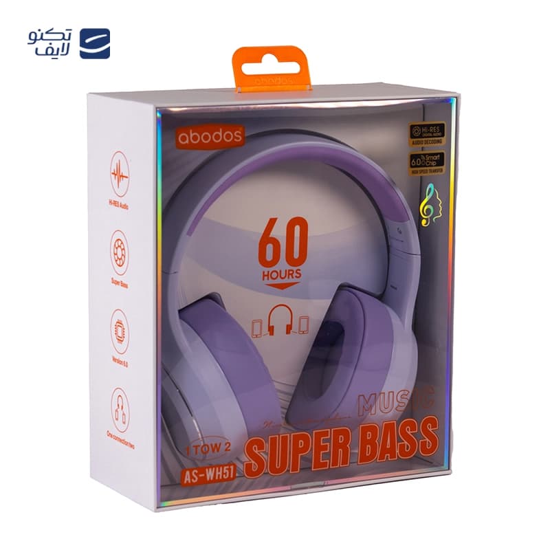 هدفون بلوتوثی آبادوس مدل AS-WH51 — تصویر ۴