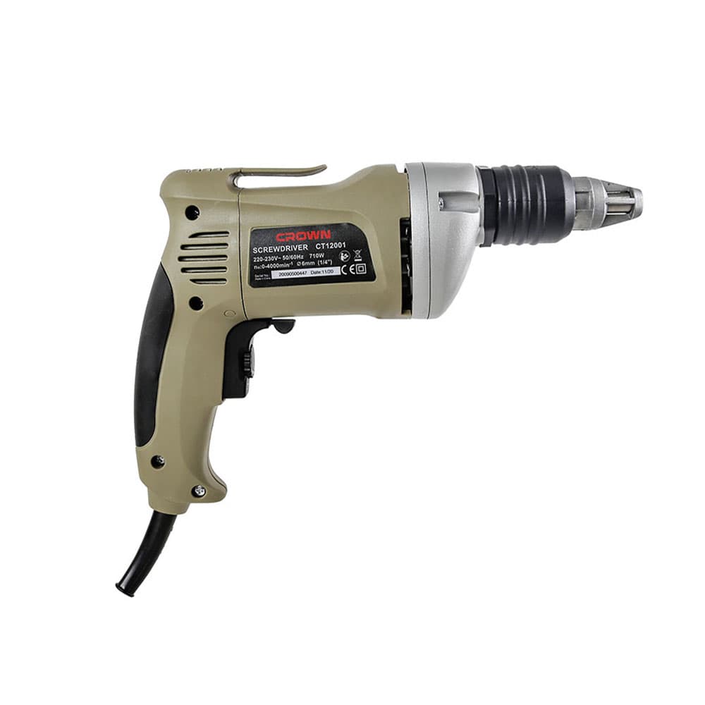 پیچ گوشتی برقی ۶ میلی متر ۷۱۰ وات اسکروگان کرون CT12001 — تصویر ۳