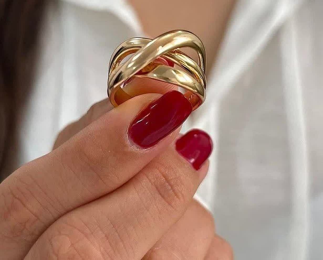 انگشتر ضربدری بینگین برند ژوپینگ — تصویر ۳