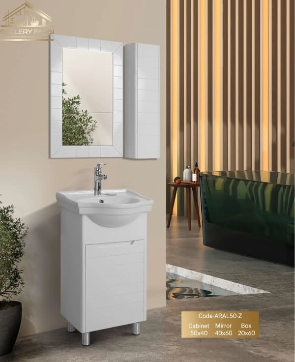 فول ست روشویی کابینتی گلنز مدل آرال 50 زمینی