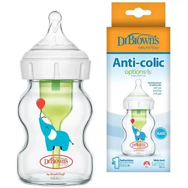 شیشه شیر 150 میل کودک طرح فیل دکتر براونز پیرکس