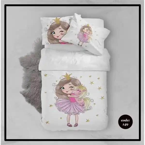 سرویس خواب کودک طرح پرنسس و پونی انجل بیبی Angel Baby