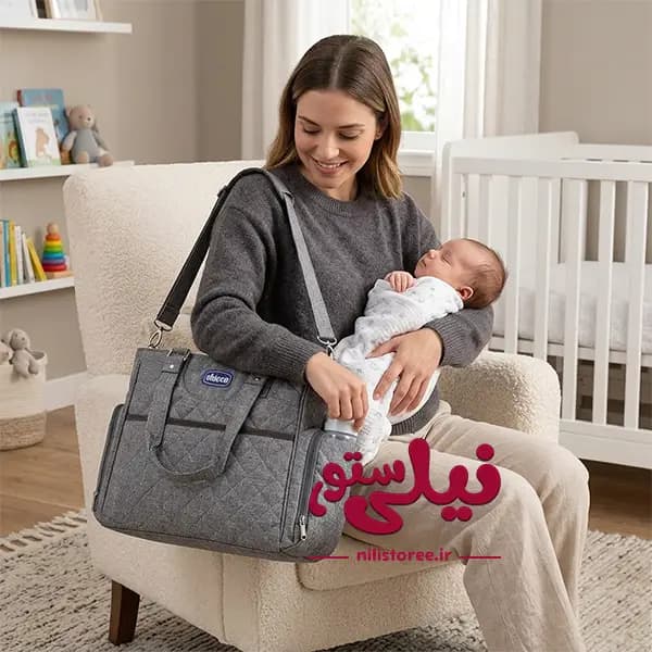 ساک لوازم کودک برند چیکو (فیک) chicco
