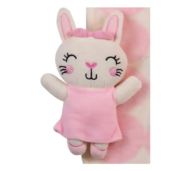 ست پتو عروسک دار طرح خرگوش baby blanket set برند My Little Love — تصویر ۳