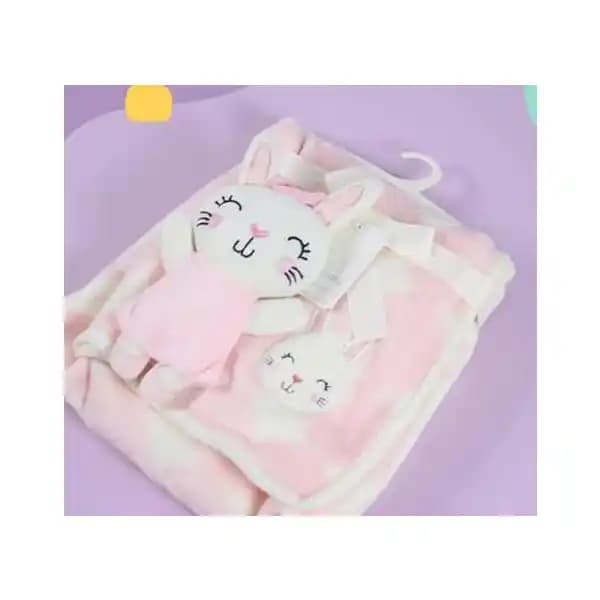 ست پتو عروسک دار طرح خرگوش baby blanket set برند My Little Love
