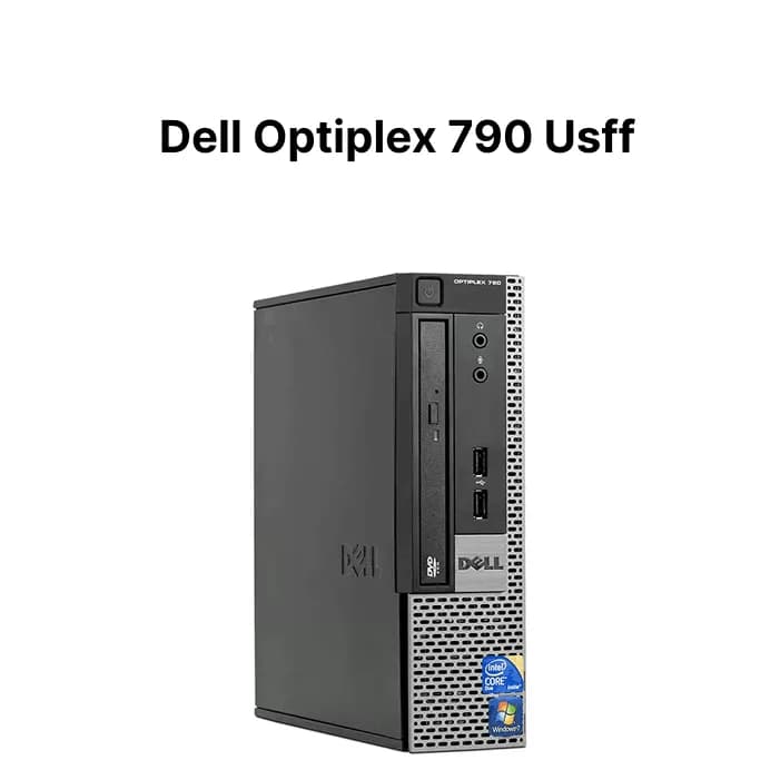 مینی کیس استوک Dell OptiPlex 790 USFF | Core i7 نسل 2 | رم 4GB | حافظه 500GB